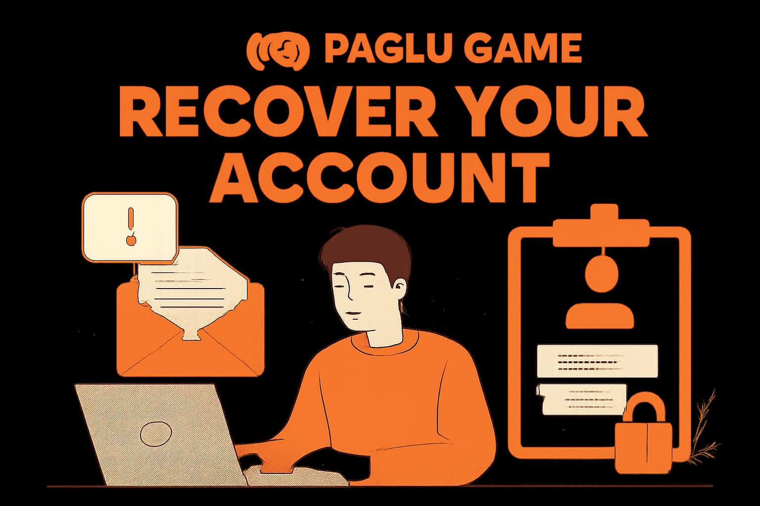 Informational scene of Paglu Game account recovery.