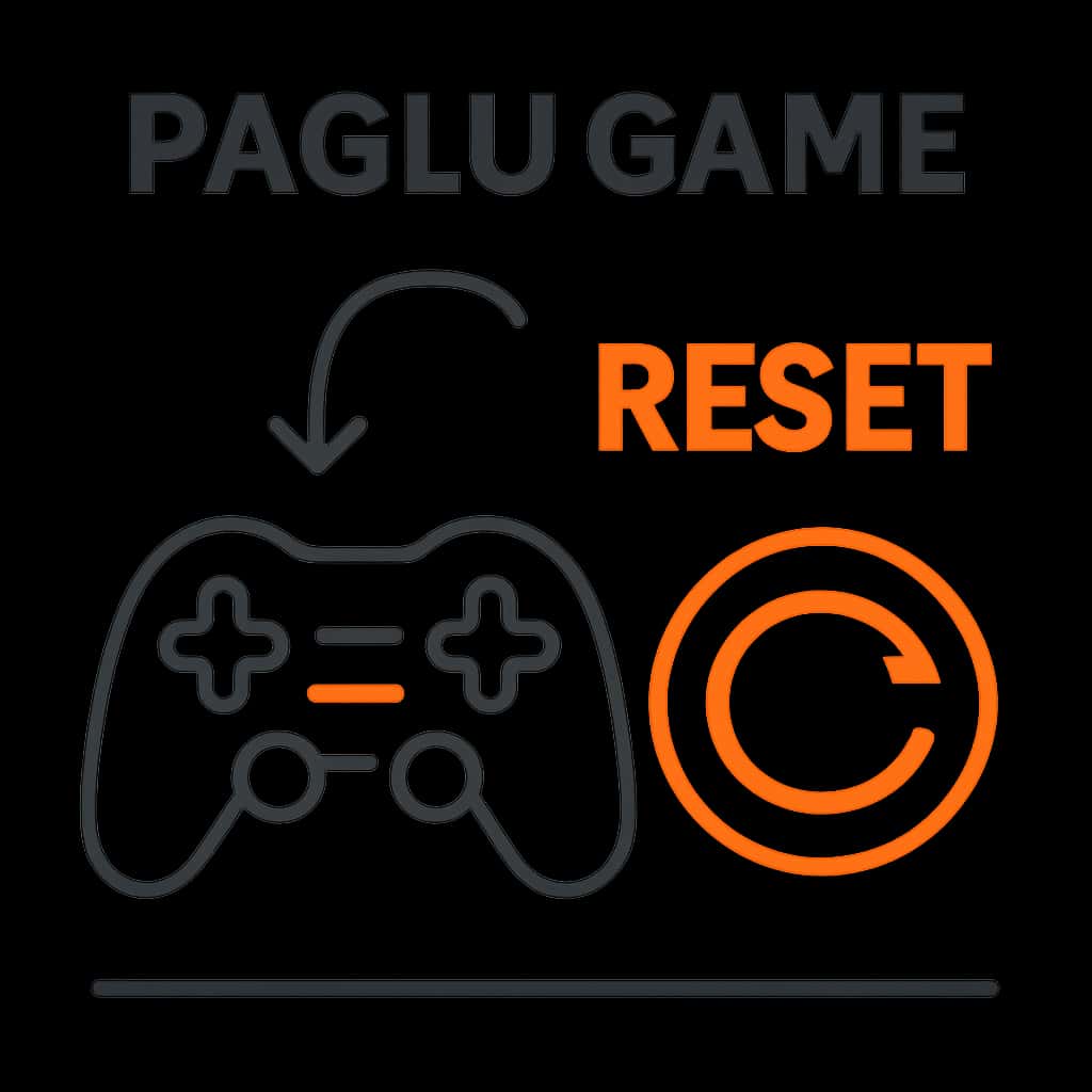 An educational diagram outlining steps for Paglu Game Reset.
