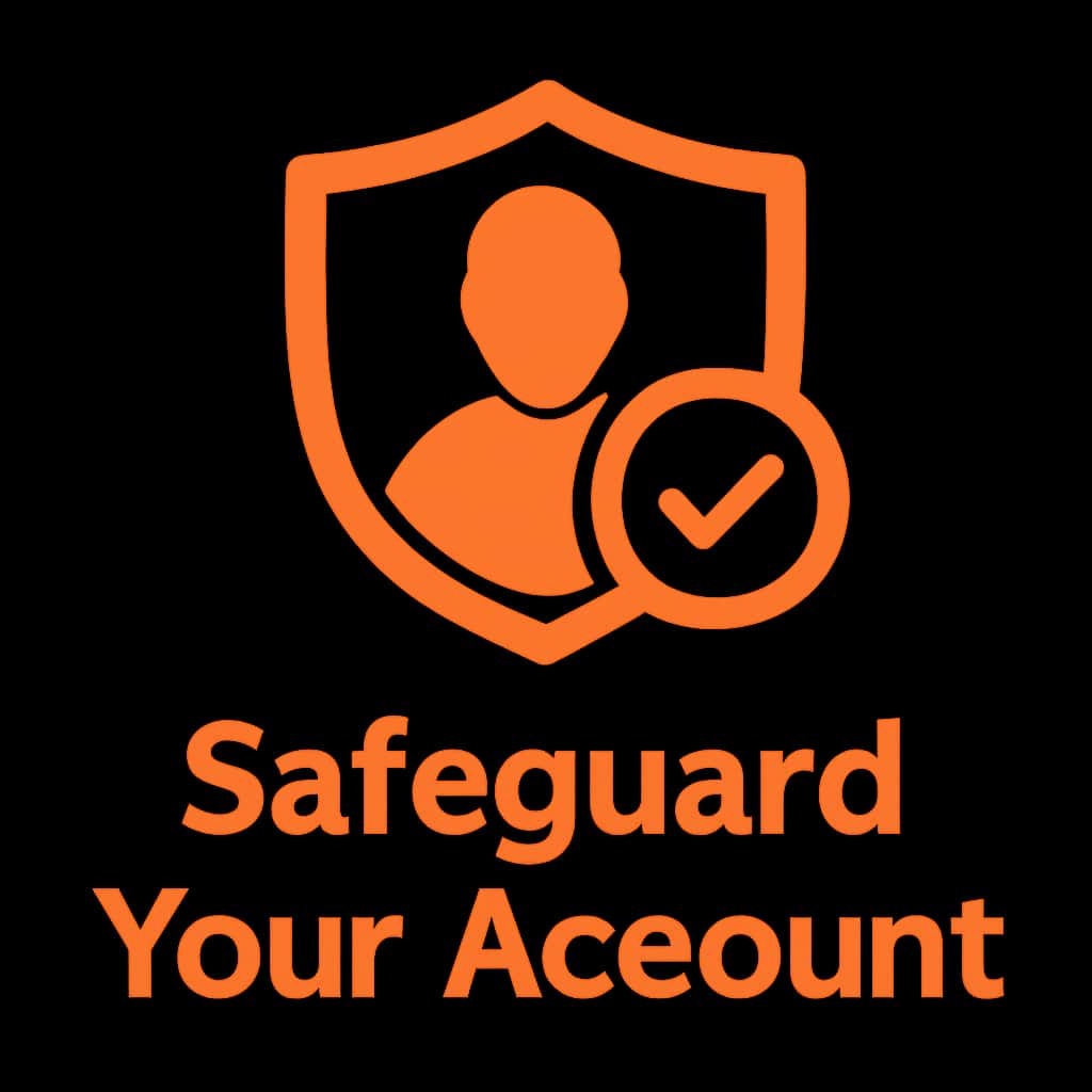 An icon illustrating account security guidelines for Paglu Game.