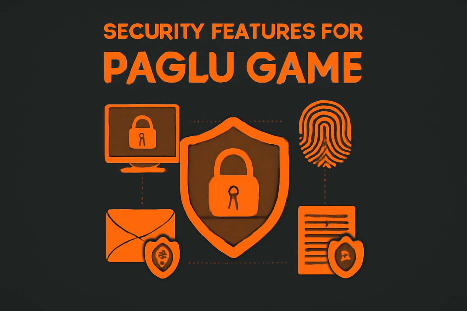 Informational scene showcasing security features for Paglu Game.