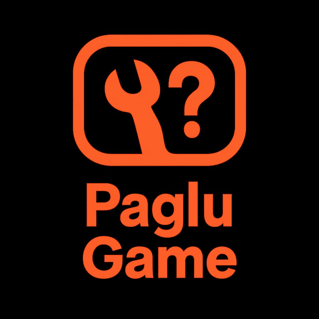 A minimalistic badge indicating assistance for Paglu Game access.